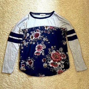 Long Sleeve Floral Shirt